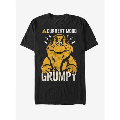 Disney Grumpy Mood Unisex T-Shirt in BLACK