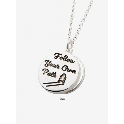 Star Wars Licensed R2D2 Sterling Clear Gem Pendant with 16" Chain for Women