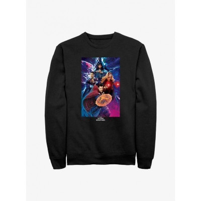 Marvel Multiverse Madness Doctor Strange Men's Black Sweatshirt