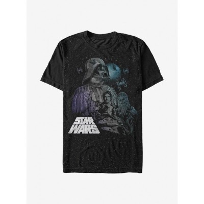 Galactic Empire Star Wars Tee - Men's Black Lightweight Cotton