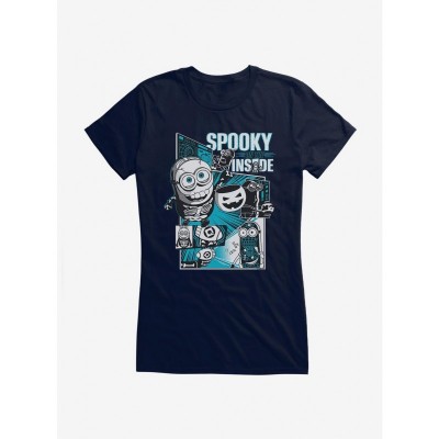 Minions Spooky Girls T-Shirt - Lightweight Cotton Junior Size Tee