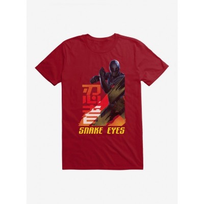 G.I. Joe Snake Eyes Attack Pose Men's T-Shirt