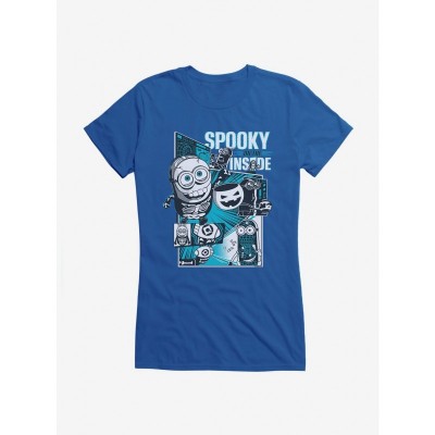 Minions Spooky Girls T-Shirt - Lightweight Cotton Junior Size Tee