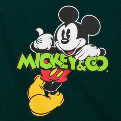 Mickey & Co. Cozy Kids Pullover Sweatshirt with Mickey Mouse Art