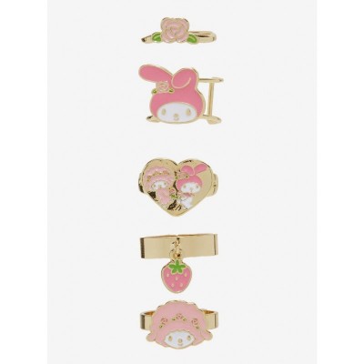 My Melody & My Sweet Piano Charm Ring Set for Girls