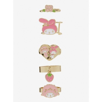 My Melody & My Sweet Piano Charm Ring Set for Girls