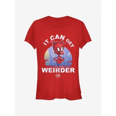 Marvel Spider-Ham: Into The Spider-Verse Red Fitted T-Shirt for Girls