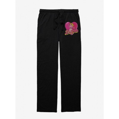 Barbie Black Heart Logo Unisex Pajama Pants