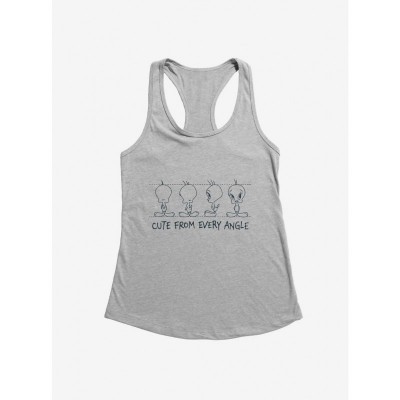 Cute Looney Tunes Tweety Bird Girls Tank Top