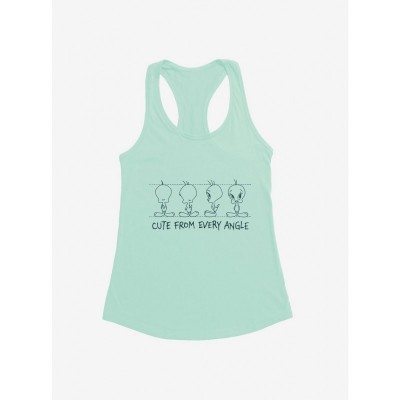Cute Looney Tunes Tweety Bird Girls Tank Top