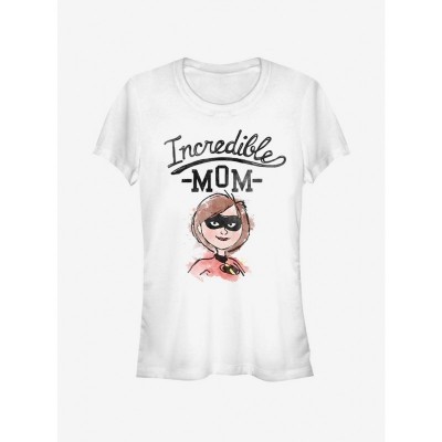 Incredible Mom T-Shirt for Girls by Disney Pixar - White
