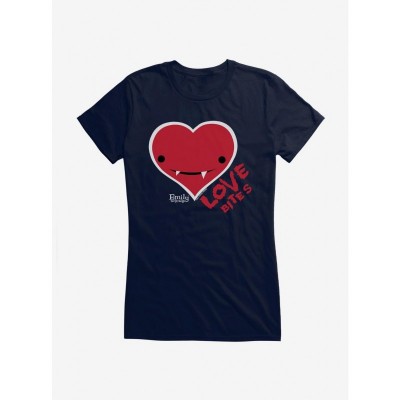 Emily Strange Love Bites Lightweight Cotton Girl T-Shirt