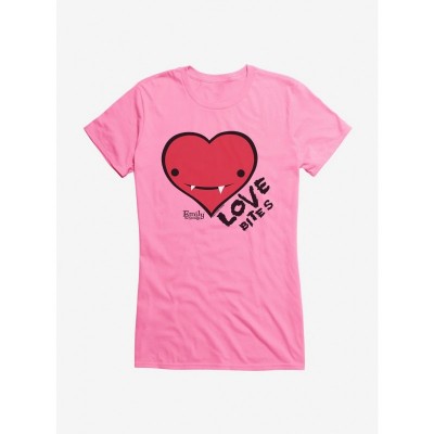 Emily Strange Love Bites Lightweight Cotton Girl T-Shirt