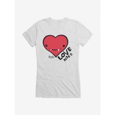 Emily Strange Love Bites Lightweight Cotton Girl T-Shirt