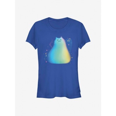Disney Pixar Soul Soft Cat Girls T-Shirt - Junior Size Blue