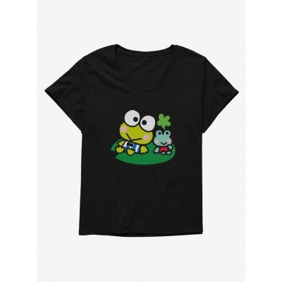 Keroppi & Kokero Plus Size Scoop Neck Smiling Girls T-Shirt