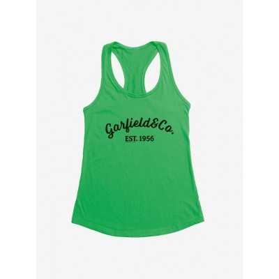 Square Enix Girls Green Garfield Tank Top