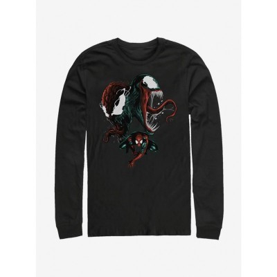 Marvel's Bad Conscience Spider-Man Unisex Long Sleeve Tee - Black