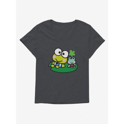 Keroppi & Kokero Plus Size Scoop Neck Smiling Girls T-Shirt