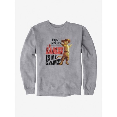 Puss in Boots Danger Game Men's Unisex Sweater