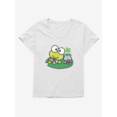Keroppi & Kokero Plus Size Scoop Neck Smiling Girls T-Shirt