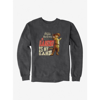 Puss in Boots Danger Game Men's Unisex Sweater