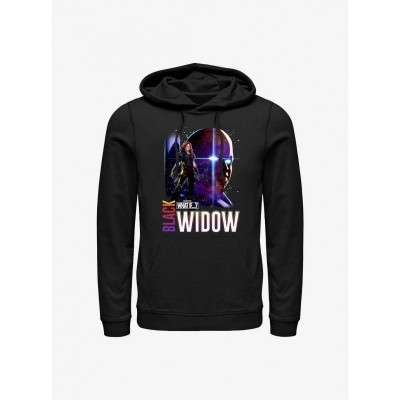 Marvel Post-Apocalyptic Black Widow & The Watcher Men's Hoodie - Black