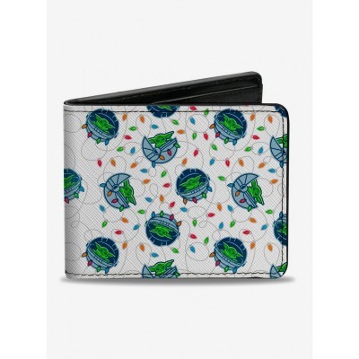 Star Wars Child Themed Holiday Bifold Wallet in Premium Vegan Leather