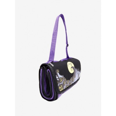 The Nightmare Before Christmas Magic Picnic Blanket Tote - Purple