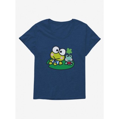 Keroppi & Kokero Plus Size Scoop Neck Smiling Girls T-Shirt