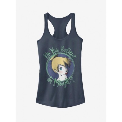 Disney Tinker Bell Magic Belief Girls Blue Tank Top