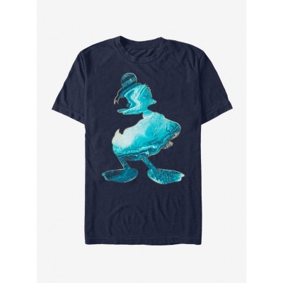 Disney Donald Duck Art T-Shirt - Blue, Lightweight Cotton for Men
