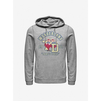 Disney Grey Tweedle Collegiate Hoodie for Men