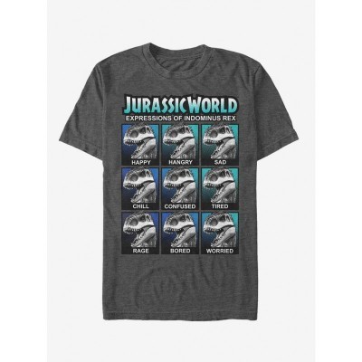 Indominus Rex Emotions T-Shirt - Unisex Black