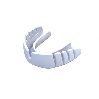 OPRO White Snap Fit Mouth Guard for Kids