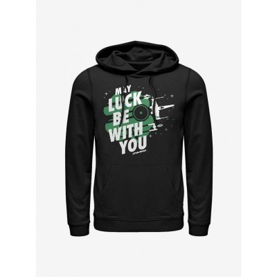 Star Wars Inspired Men's Black Luck Fighters Hoodie