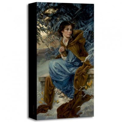 Heather Edwards Winter Canvas Art, Limited Edition Belle Beauty Beast Giclée