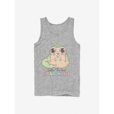 Star Wars Grey Cartoon Jabba Men's Tank Top