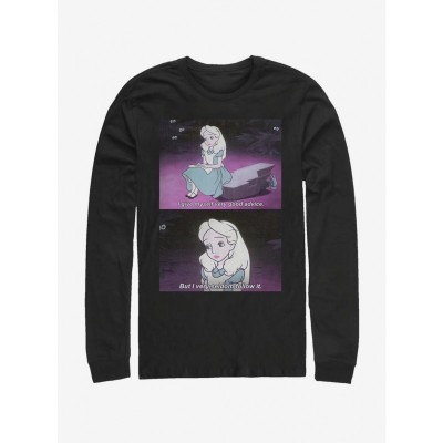 Disney Alice in Wonderland Long-Sleeve T-Shirt - Black Men's