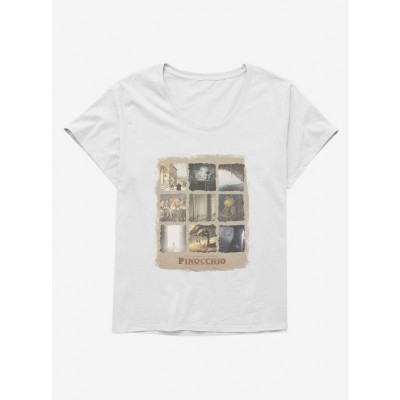 Netflix Pinocchio Scene Squares Plus Size Girls T-Shirt