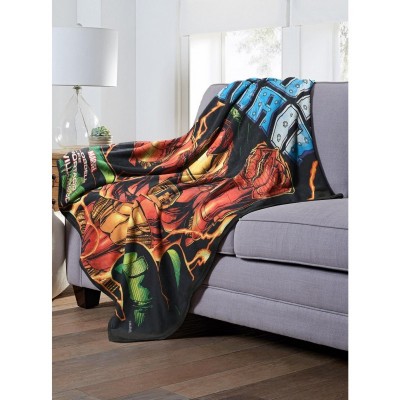 Marvel's Iron Man Silk Touch Throw Blanket - Comfortable and Cozy