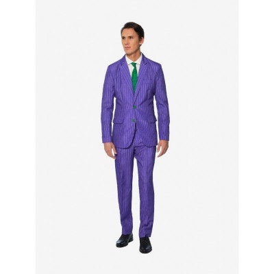 DC Comics Official The Joker Slim Fit Men's Halloween Costume