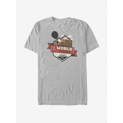 Disney Pixar Up Silver Lightweight T-Shirt for Men
