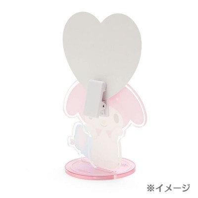 LittleTwinStars Acrylic Photo Clip Stand - Mini Display for Workspace or Dresser