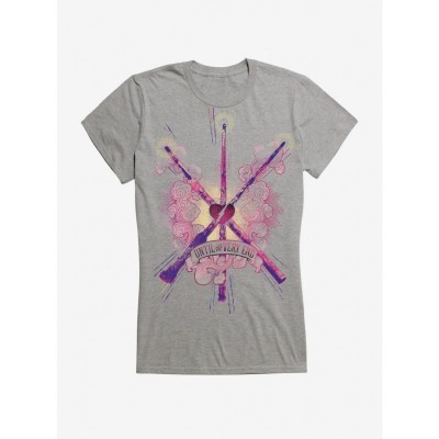 Harry Potter Enthusiast Pink Wands Tee for Girls