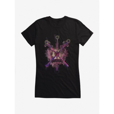 Harry Potter Enthusiast Pink Wands Tee for Girls