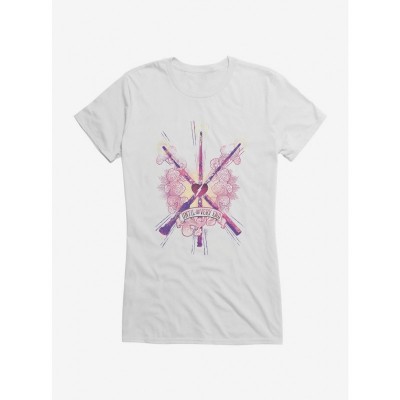 Harry Potter Enthusiast Pink Wands Tee for Girls