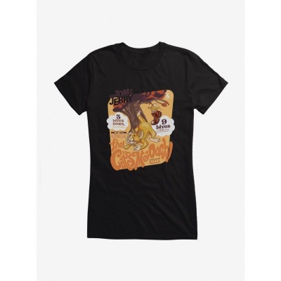 Tom and Jerry Girls Cartoon T-Shirt - Lightweight Cotton for Girls
