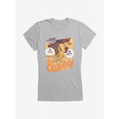 Tom and Jerry Girls Cartoon T-Shirt - Lightweight Cotton for Girls