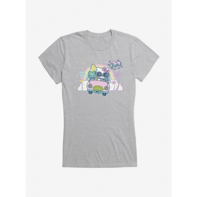Hello Kitty Retro Adventure Night Out Girls T-Shirt